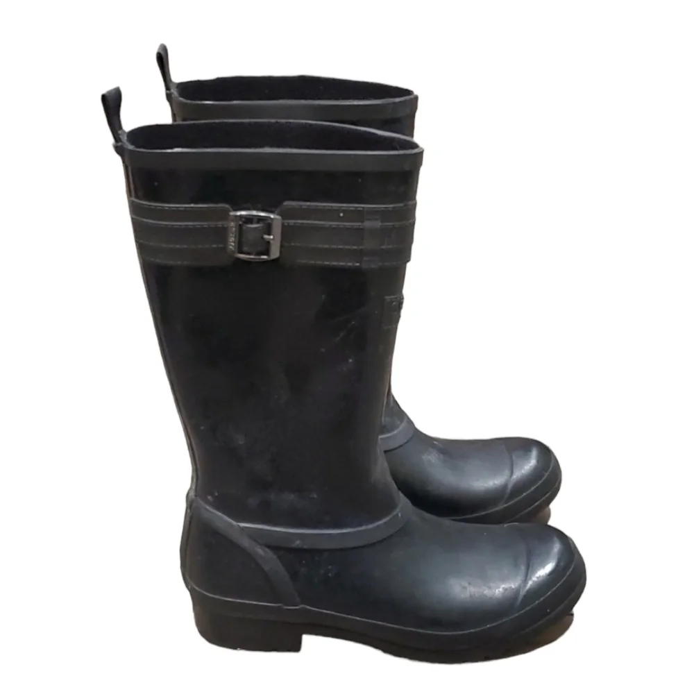 Sperry Women Tall Walker Atlantic Saltwater  rain boots shoes sz 7M